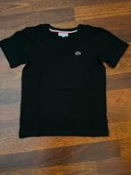 Zwart Lacoste T-shirt maat 110 (advr 79), Kinderen en Baby's, Kinderkleding | Maat 110, Ophalen of Verzenden, Zo goed als nieuw