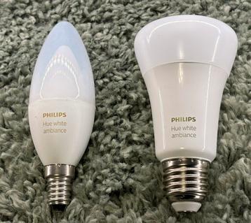 Twee Nieuwe Philips Hue White Ambiance lampen. ZGAN beschikbaar voor biedingen