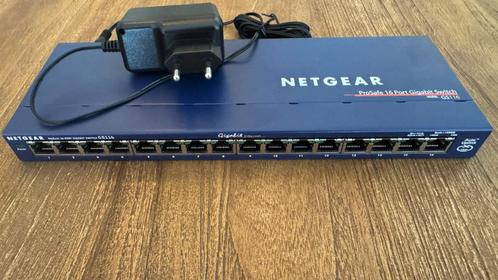 Netgear ProSafe 16 port gigabit switch GS116, Computers en Software, Netwerk switches, Zo goed als nieuw, Ophalen of Verzenden