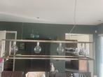 Moderne hanglamp, Huis en Inrichting, Lampen | Hanglampen, Ophalen, Zo goed als nieuw, Glas, Modern