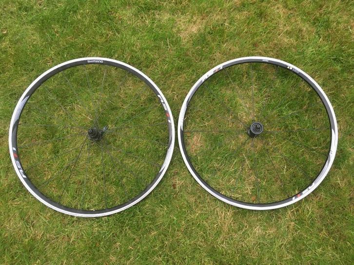 Wielset Shimano, Fietsen en Brommers, Fietsonderdelen, Gebruikt, Racefiets, Wiel, Ophalen