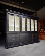 Prachtige grote / Brede buffetkast zwart #2172, Huis en Inrichting, Kasten | Buffetkasten, Niet ingevuld, Metaal, Gebruikt, 200 cm of meer