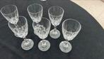 Kristallen vintage likeur/borrel glazen glaasjes set van 6, Ophalen of Verzenden, Zo goed als nieuw, Overige typen