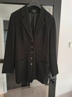 Gevoerd 100 % zwart wollen colbert ML Collections, Kleding | Dames, Jasjes, Kostuums en Pakken, Maat 38/40 (M), Zwart, Ophalen of Verzenden