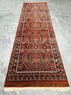 Vintage Perzisch wol nomad vloerkleed loper 90x281cm, Persian Perzisch vintage oosters hype, Crème, 200 cm of meer, Zo goed als nieuw