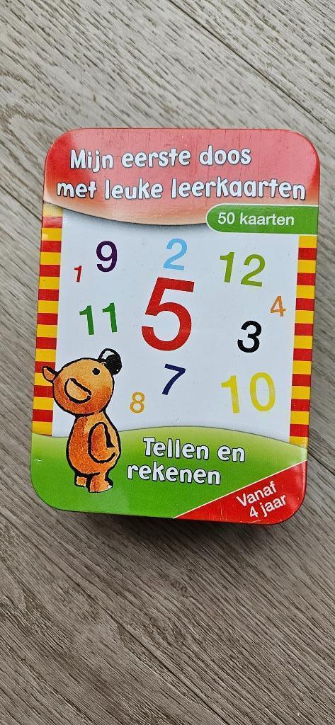 Mijn eerste doos met leuke leerkaarten – Tellen en rekenen, Kinderen en Baby's, Speelgoed | Educatief en Creatief, Zo goed als nieuw