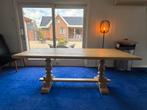 Eikenhouten Eettafel 200x90cm, Ophalen, Gebruikt, Eikenhout, 50 tot 100 cm