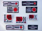 Team Lucky Strike Suzuki patch badge opnaai embleem, Ophalen of Verzenden, Nieuw, Motoren