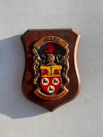 Allen Familie Wapenschild Op Eikenhout, Ophalen of Verzenden