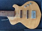 basgitaar 5-snaren (gebouwd Piet Visser), Ophalen, Zo goed als nieuw, Elektrisch, 5-snarig
