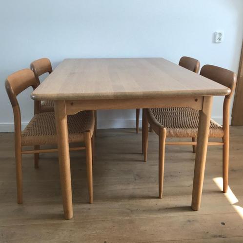KP Mobler rechthoek tafel vintage deens design eiken, Antiek en Kunst, Antiek | Meubels | Tafels, Ophalen