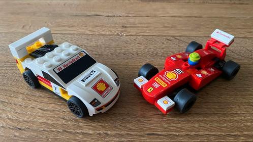 Set van 2 Lego Ferrari’s Shell-collectie 30190/ 30192, Kinderen en Baby's, Speelgoed | Duplo en Lego, Gebruikt, Lego, Complete set