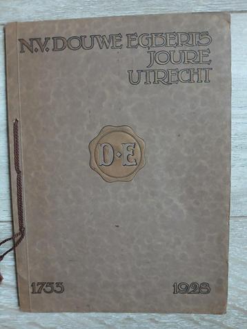 Gedenkschrift Douwe Egberts 1753-1928 beschikbaar voor biedingen