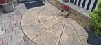 Tuintegels cirkel , Muurtje. GRATIS!!, Tuin en Terras, Tegels en Klinkers, Ophalen of Verzenden, Gebruikt, Beton, Terrastegels