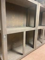 3 etalage kasten €25 per stuk en €150  voor alles, 100 tot 150 cm, 200 cm of meer, Ophalen of Verzenden, Zo goed als nieuw