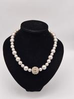 Mooie ketting parels 925 Atelier MHH, Verzenden, Gebruikt, Zilver, Zilver