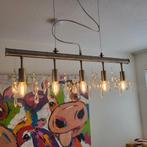 Stijlvolle hanglamp met glazen details, Ophalen, Zo goed als nieuw, Glas, Minder dan 50 cm