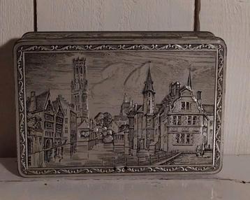 Vintage blik Brugge België  Vintage souvenir België  blik beschikbaar voor biedingen