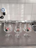 3 x La Chouffe bierglas, zie foto's, Ophalen, Nieuw, Glas of Glazen, Overige merken