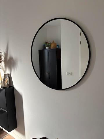 Spiegel zwart 80 cm beschikbaar voor biedingen