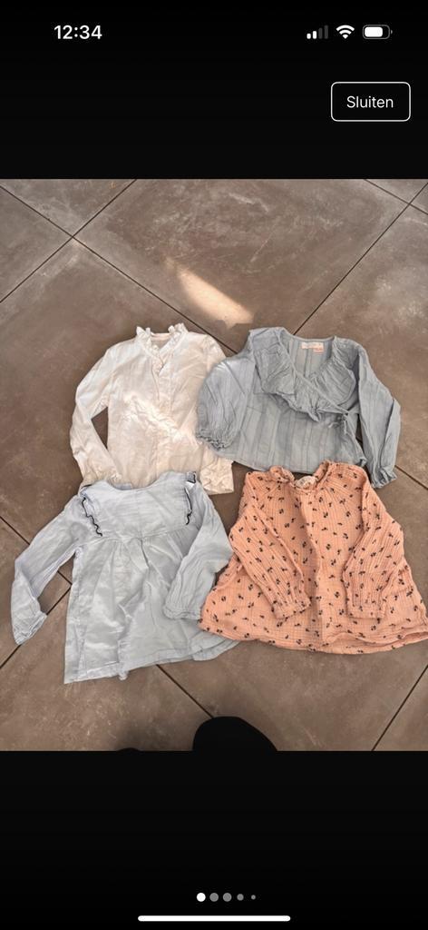 Blouses maat 98, Kinderen en Baby's, Kinderkleding | Maat 98, Zo goed als nieuw, Ophalen of Verzenden