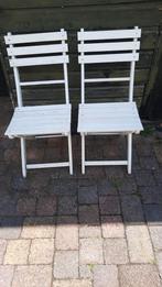 Brocante tuin stoelen 4 maal, Tuin en Terras, Ophalen, Gebruikt, Kunststof