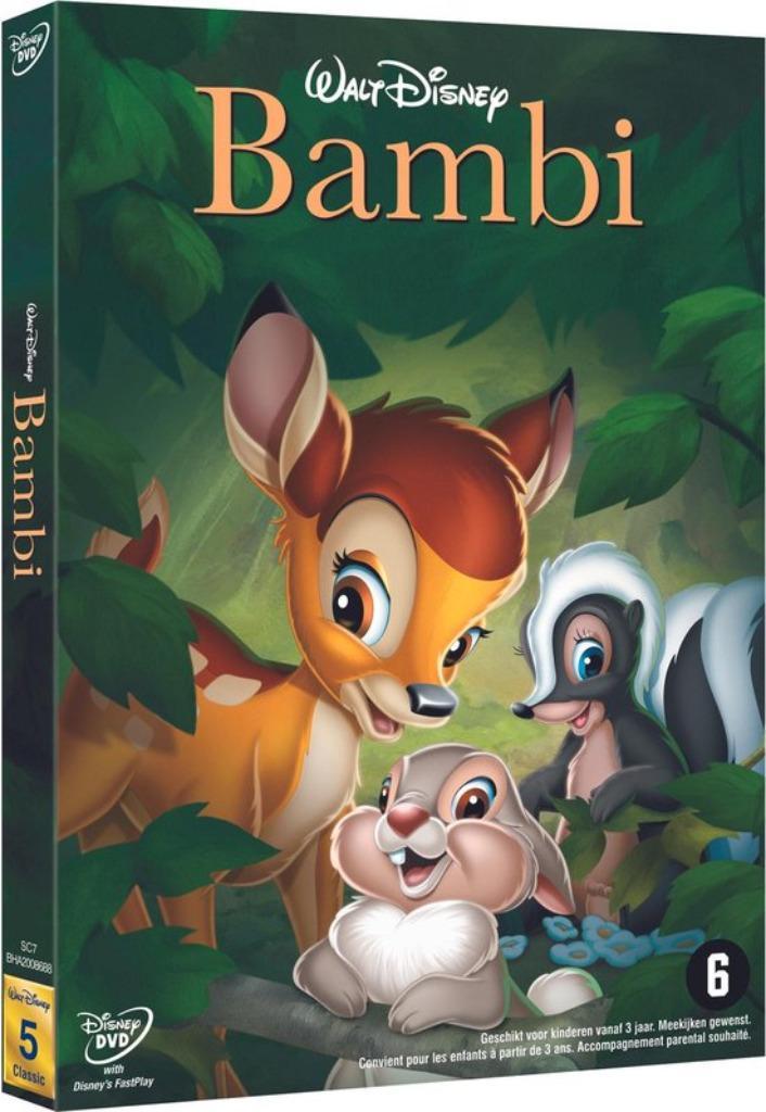 Bambi (DVD) (Special Edition) nr 5 Nieuw in Seal, Cd's en Dvd's, Dvd's | Tekenfilms en Animatie, Nieuw in verpakking, Europees