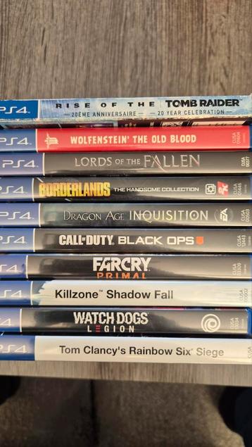 PS4 Games - Collectie van 10 Top Titels! beschikbaar voor biedingen