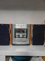 Philips stereo torentje met radio, ze cd en cassette player, Philips, Ophalen of Verzenden, Zo goed als nieuw