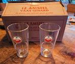 12 Amstel Vaasjes Gehard 25cl - Nieuw in Doos, Ophalen of Verzenden, Nieuw, Bierglas