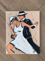 Schilderij Tango Leushuis, Antiek en Kunst, Kunst | Schilderijen | Modern, Ophalen