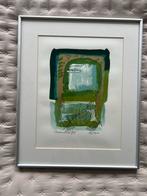 Kunstwerk: Abstract Portret, Gesigneerd, Saad Ali, Ophalen of Verzenden