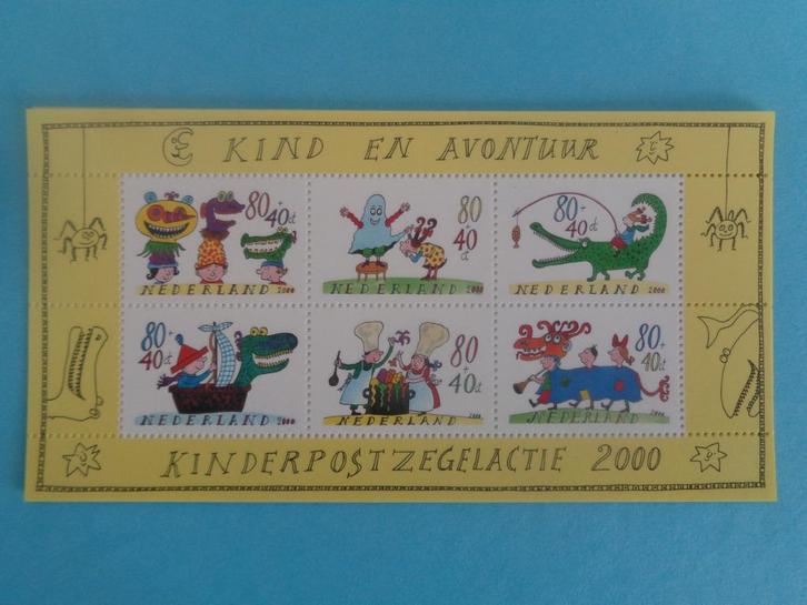 velletje kinderpostzegels  1975 tot en met 2000, Postzegels en Munten, Postzegels | Nederland, Postfris, Na 1940, Verzenden