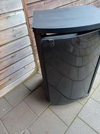 Game Tv voorraad kast met glazen deur en wieltjes, Ophalen, Gebruikt, 50 tot 100 cm, Glas