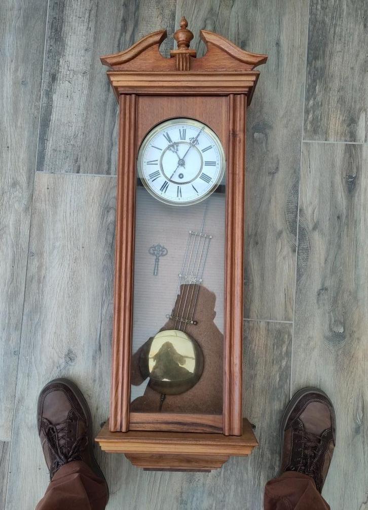 NEW HAVEN regulateur, Antiek en Kunst, Antiek | Klokken, Ophalen