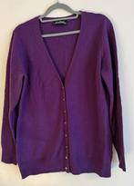 Paars cashmere damesvest maat L - Zo goed als nieuw, Ophalen of Verzenden, Zo goed als nieuw, Maat 42/44 (L), Paars