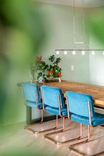 Eettafel - Eikenhout - 240 x 100 x 78 cm (Goossens), Ophalen, 200 cm of meer, 50 tot 100 cm, Zo goed als nieuw