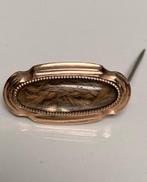 Victoriaanse broche geel goud haren, Sieraden, Tassen en Uiterlijk, Verzenden, Goud, Broche