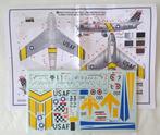 Airfix Decals + beschrijving van F86F Sabre USAF, Ophalen of Verzenden, Nieuw, Groter dan 1:72, Overige merken