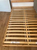 Ikea Neiden Bedframe 140x200 + Lattenbodem, Huis en Inrichting, Slaapkamer | Bedden, Ophalen, Gebruikt, Bruin, Tweepersoons