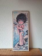 Retro schilderijtje van jongetje, Ophalen of Verzenden