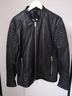 Lederen heren jas  boss, BOSS, Maat 48/50 (M), Zwart, Nieuw
