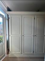Antieke Witte Kledingkast - 3 Deuren, Huis en Inrichting, Kasten | Kledingkasten, Ophalen, Gebruikt, 200 cm of meer, 150 tot 200 cm
