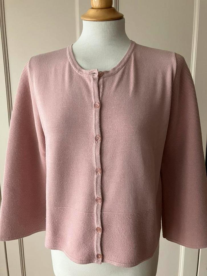 Cartoon, kort vestje, maat M, Kleding | Dames, Truien en Vesten, Zo goed als nieuw, Maat 38/40 (M), Roze, Ophalen of Verzenden