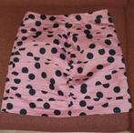 Mini rokje  roze met zwarte stippen, Kleding | Dames, Rokken, Ophalen of Verzenden, Zo goed als nieuw, Roze, Boven de knie
