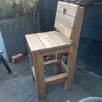 2 barkrukken van steigerhout., 5 krukken of meer, Ophalen, Zo goed als nieuw, 60 tot 90 cm