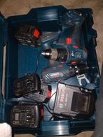 Bosch Boor- en Schroefmachine met Accu's, Doe-het-zelf en Verbouw, Gereedschap | Boormachines, Gebruikt, Variabele snelheid, Ophalen of Verzenden