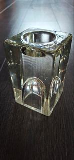 Vintage retro, litalla arkipelago glas waxinelichthouder,, Antiek en Kunst, Antiek | Glas en Kristal, Ophalen of Verzenden