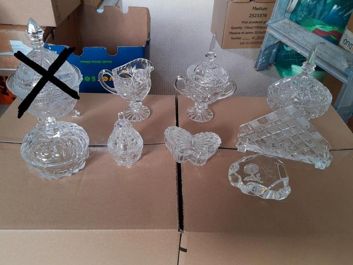 Collectie Blei kristal uit Oostenrijk, Antiek en Kunst, Antiek | Glas en Kristal, Ophalen of Verzenden