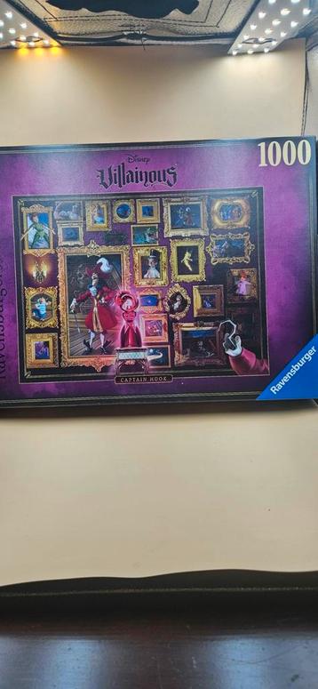 Disney Villainous Captain Hook Puzzel - 1000 stukjes beschikbaar voor biedingen